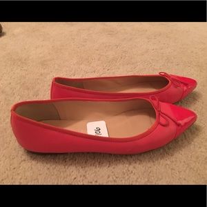 Ballet Flat shoes in neon pink